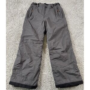 Columbia Convert‎ Snow Pants Skiing Snowboarding Gray Pull On Kids Youth 10/12